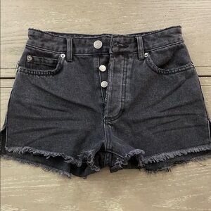AMUSE SOCIETY Black Denim Women's Shorts size 25